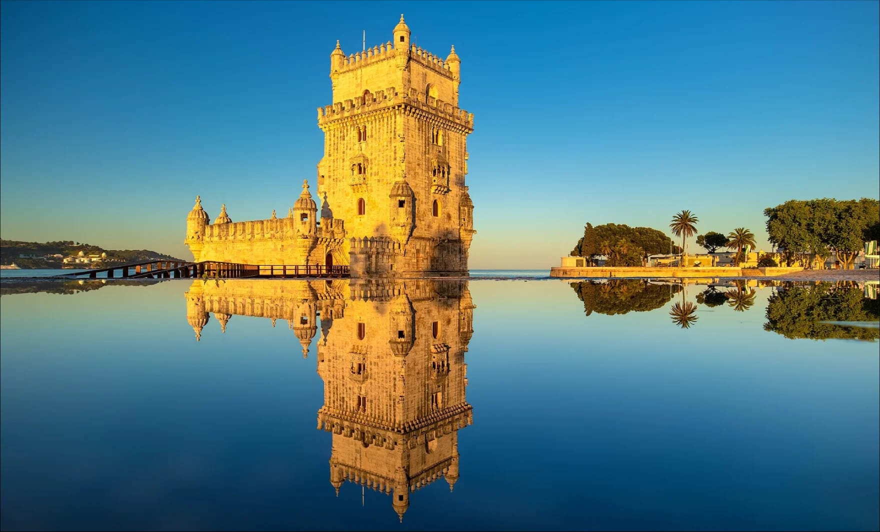 View of Lisbon and Belém Tower